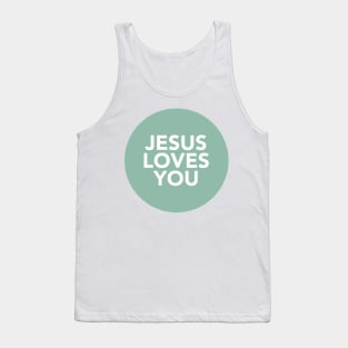 jesus loves you (forrest) Tank Top